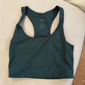 Girlfriend Collective Forest Green Sports Bra
